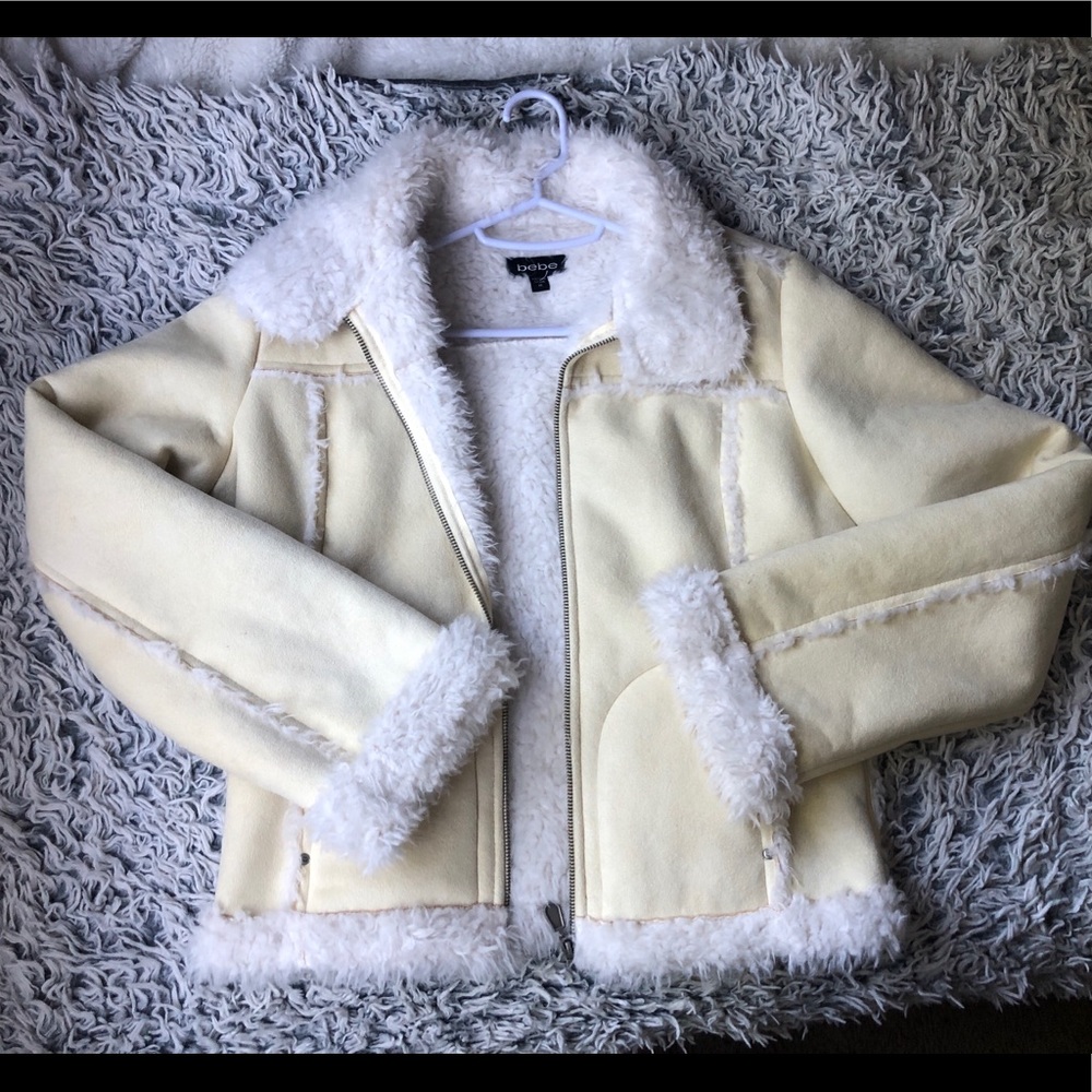 Bebe Fuzzy Jacket
